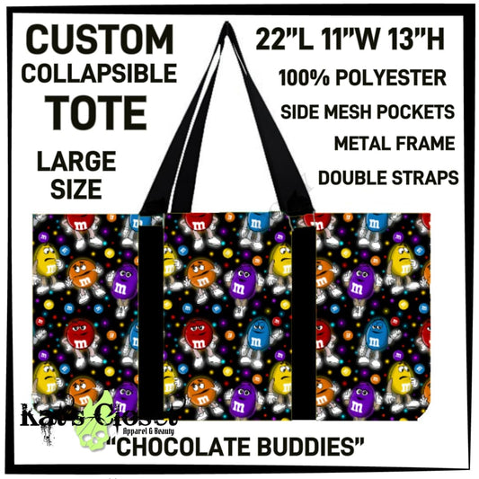 Chocolate Buddies Collapsible Tote - Preorder ETA: Late Dec COLLAPSIBLE TOTES