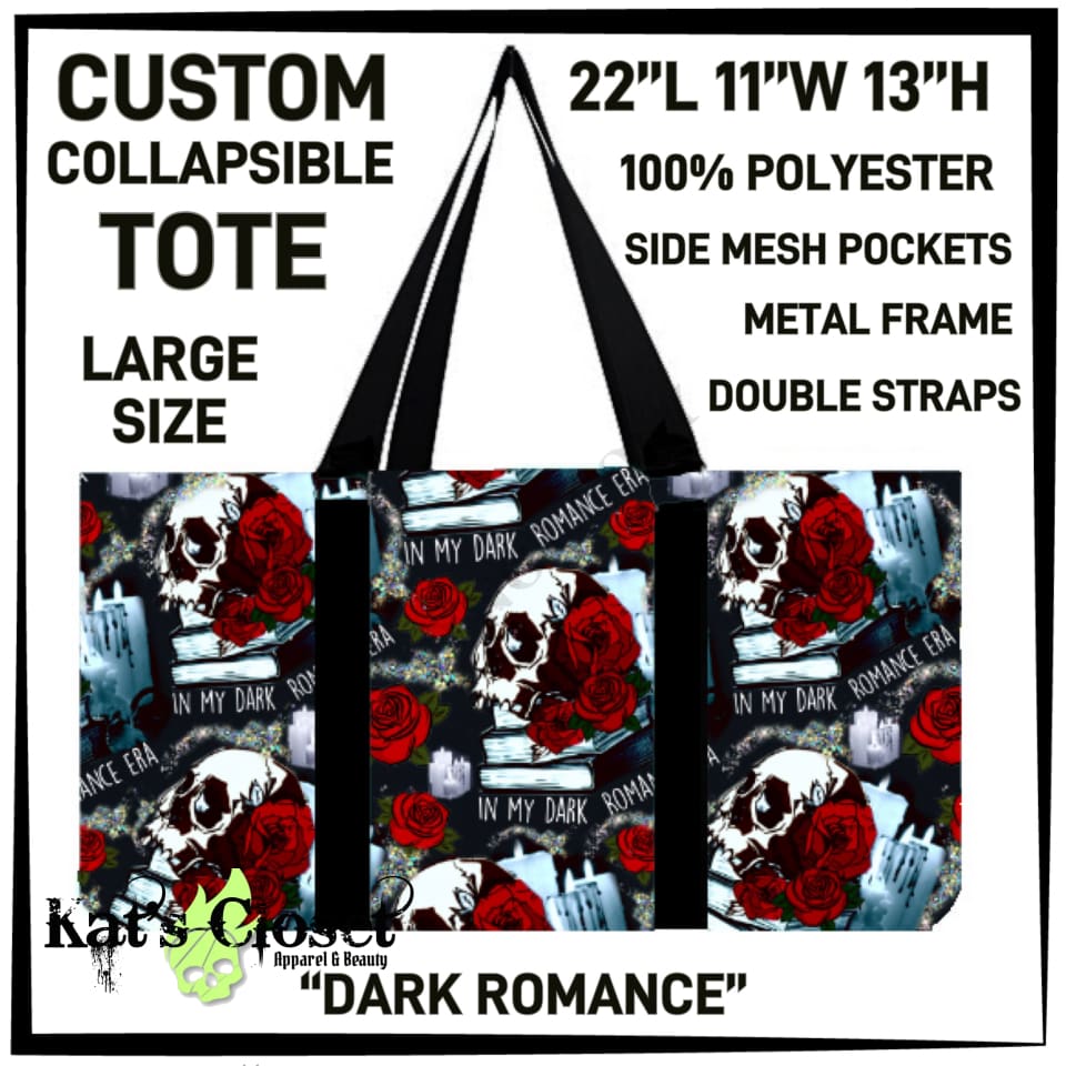 Dark Romance Collapsible Tote - Preorder ETA: Late Dec COLLAPSIBLE TOTES