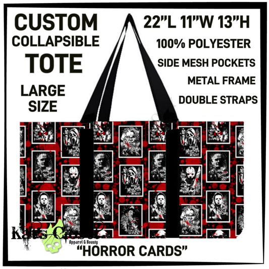 Horror Cards Collapsible Tote - Preorder ETA: Late Dec COLLAPSIBLE TOTES