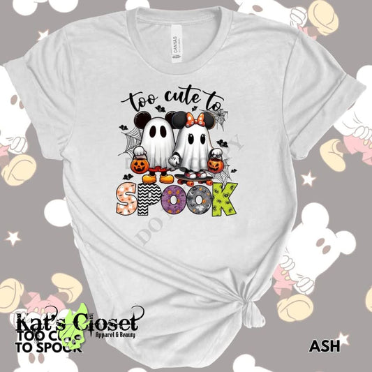 Too Cute To Spook Graphic Tee Long Sleeve or Sweatshirt T-Shirt