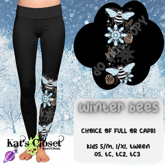 WINTER BEES LEGGING/CAPRI PREORDER CLOSING 10/8 LEGGINGS & CAPRIS