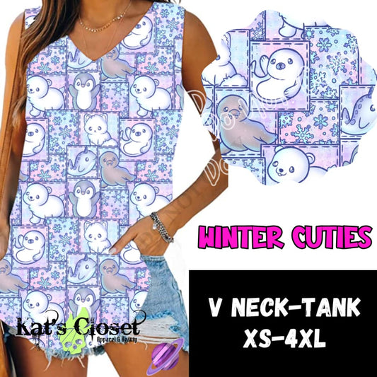 WINTER CUTIES V-NECK TUNIC PREORDER CLOSING 10/8 VNECK TUNICS