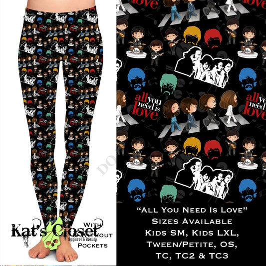 All You Need Is Love - Leggings & Capris LEGGINGS CAPRIS