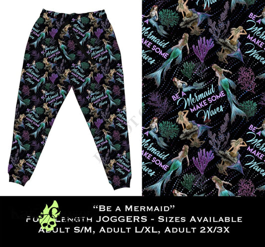 Be a Mermaid~Make Waves - Full Joggers JOGGERS