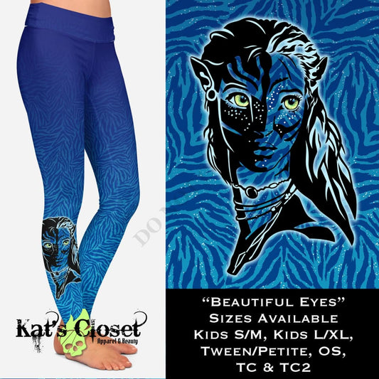 Beautiful Eyes - Leggings & Capris LEGGINGS CAPRIS