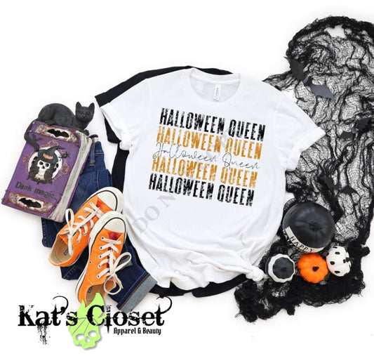 Halloween Queen Distressed Tee MWTTee