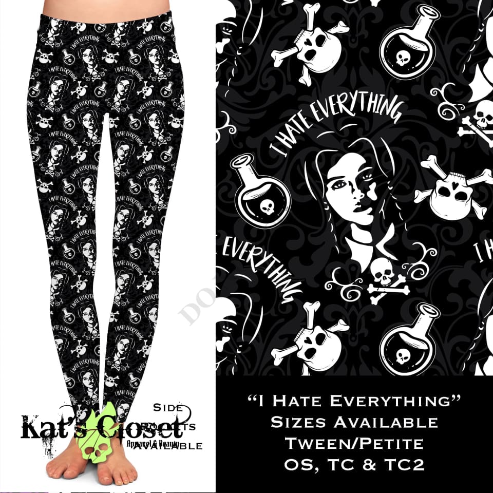 I Hate Everything - Legging & Capri LEGGINGS CAPRIS